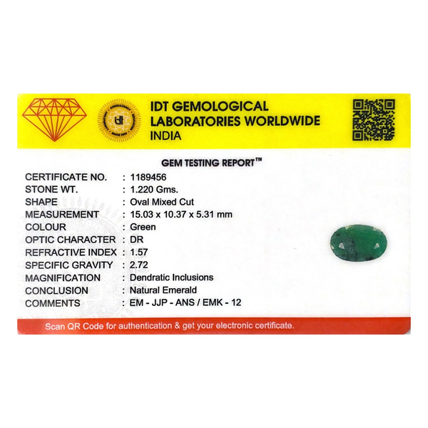 Emerald - 6.1 Carat