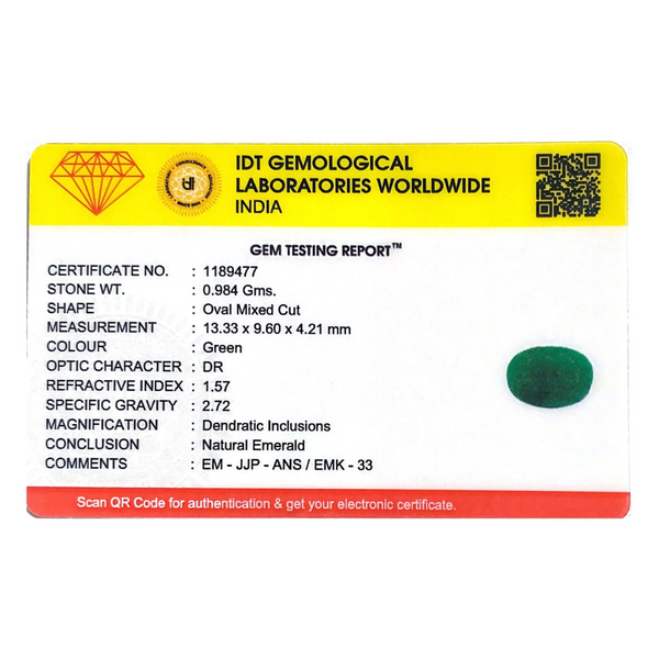 Emerald - 4.92 Carat