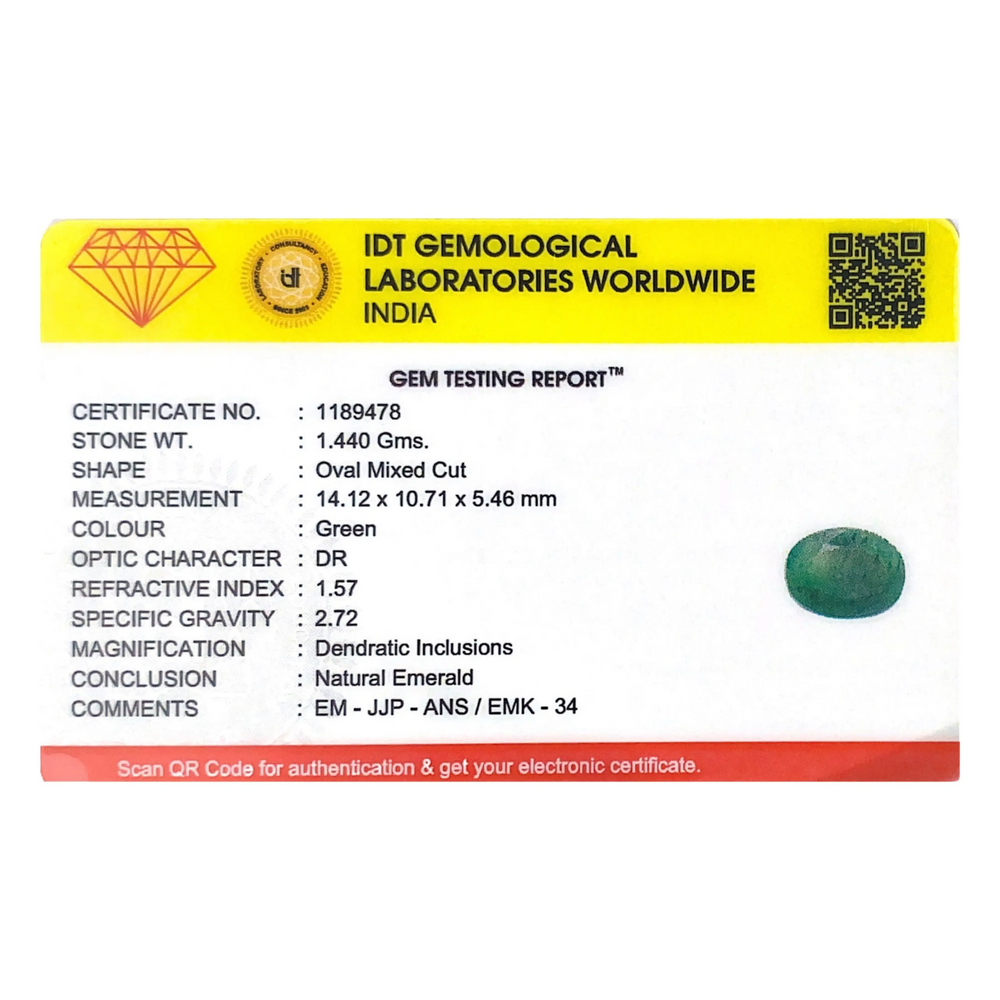 Emerald - 7.2 Carat
