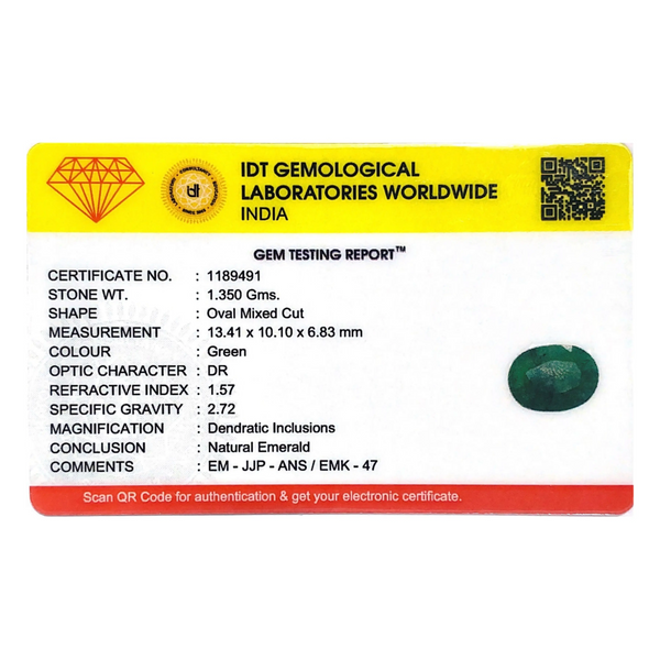 Emerald - 6.75 Carat