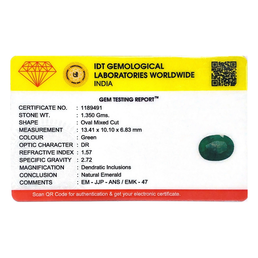 Emerald - 6.75 Carat
