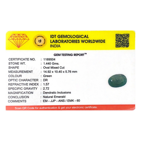 Emerald - 7.2 Carat