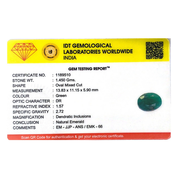 Emerald - 7.25 Carat