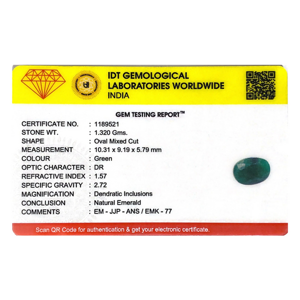 Emerald - 6.6 Carat