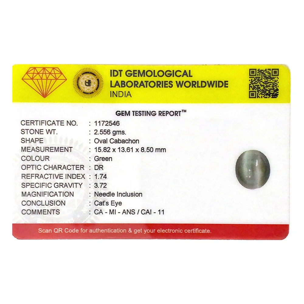 Catseye - 12.78 Carat - Pramogh