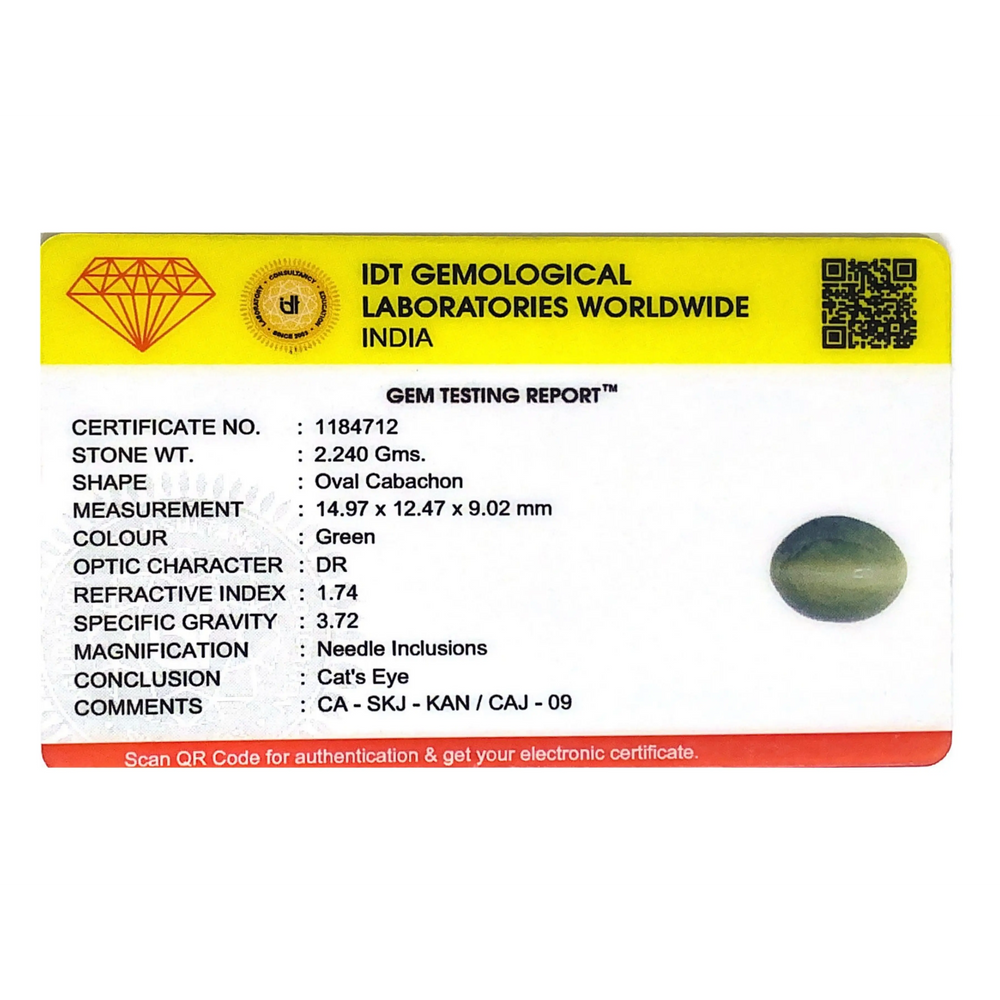 Catseye - 11.2 Carat - Pramogh