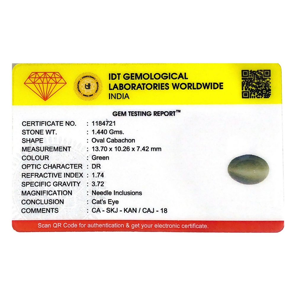 Catseye - 7.2 Carat - Pramogh