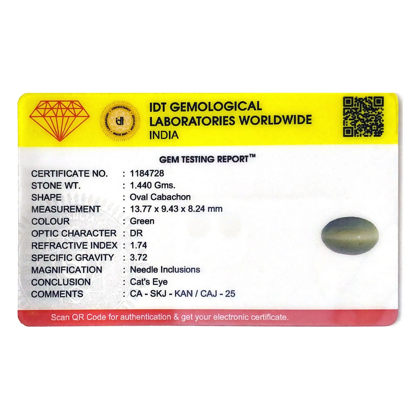 Catseye - 7.2 Carat - Pramogh