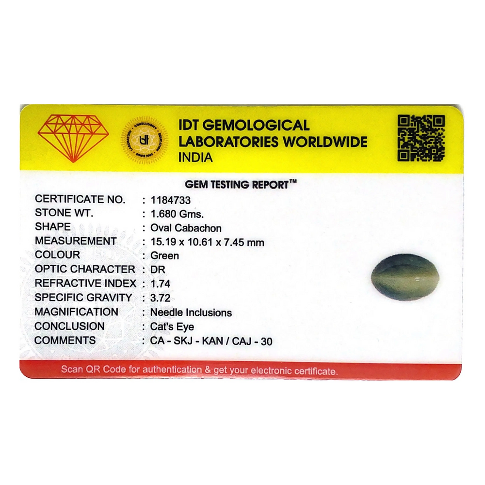 Catseye - 8.4 Carat - Pramogh
