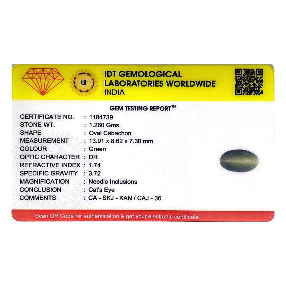 Catseye - 6.3 Carat - Pramogh