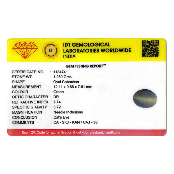 Catseye - 6.3 Carat - Pramogh