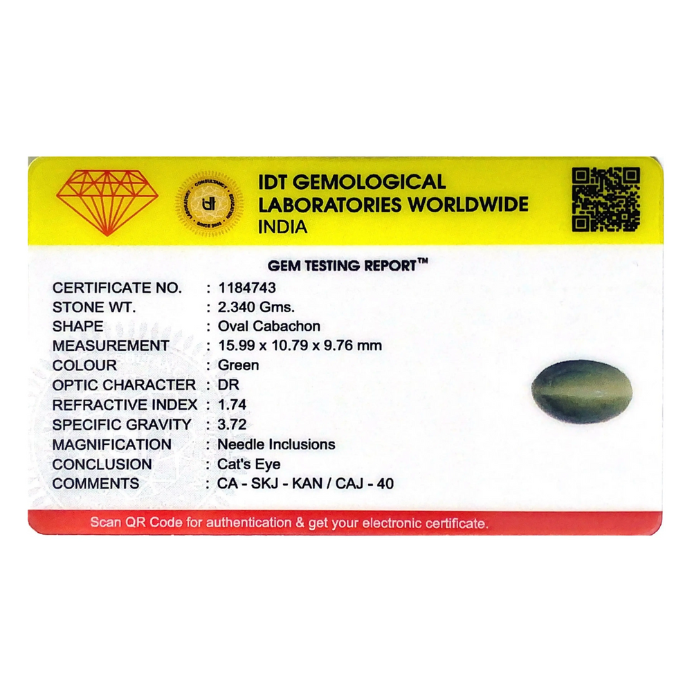 Catseye - 11.7 Carat - Pramogh