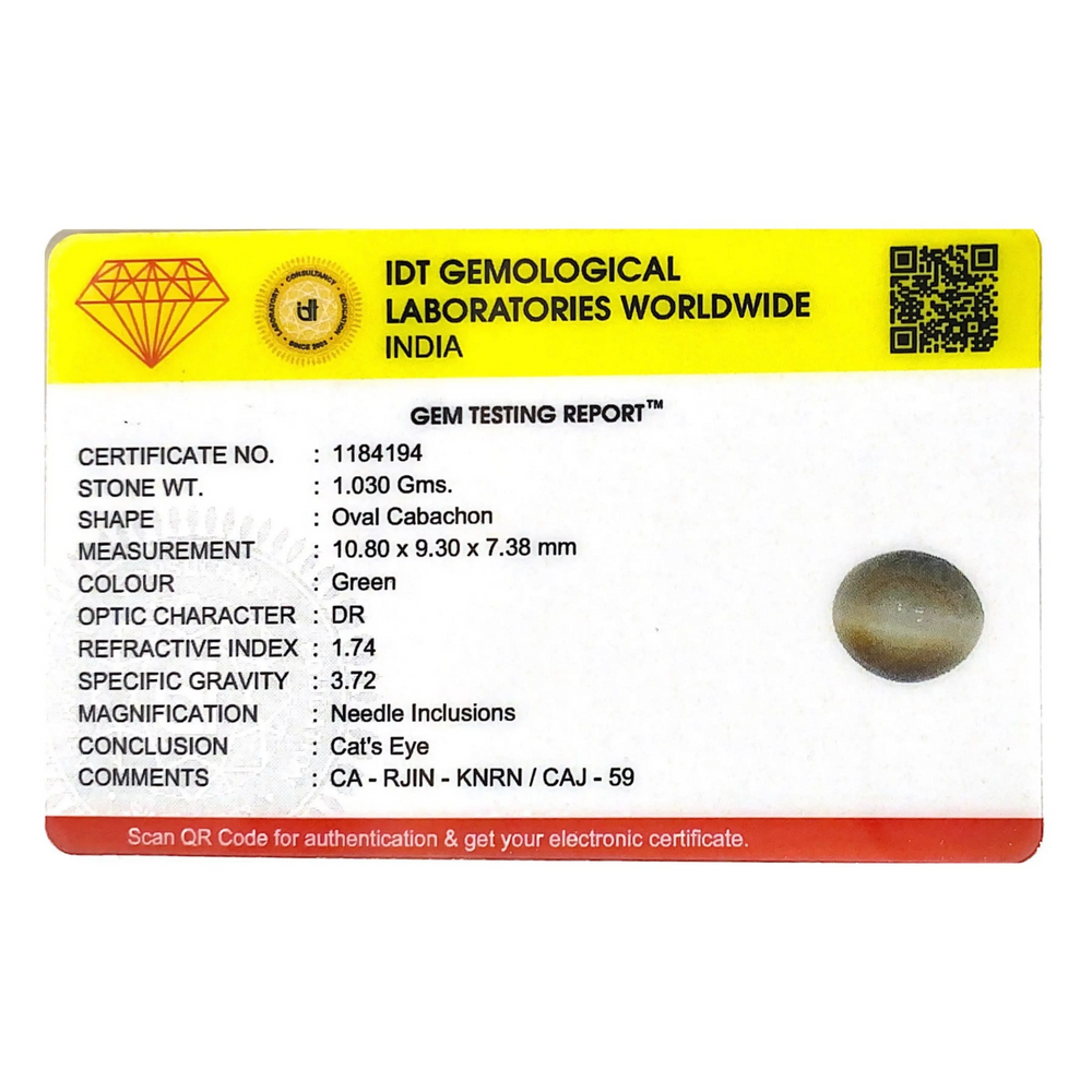 Catseye - 5.15 Carat - Pramogh