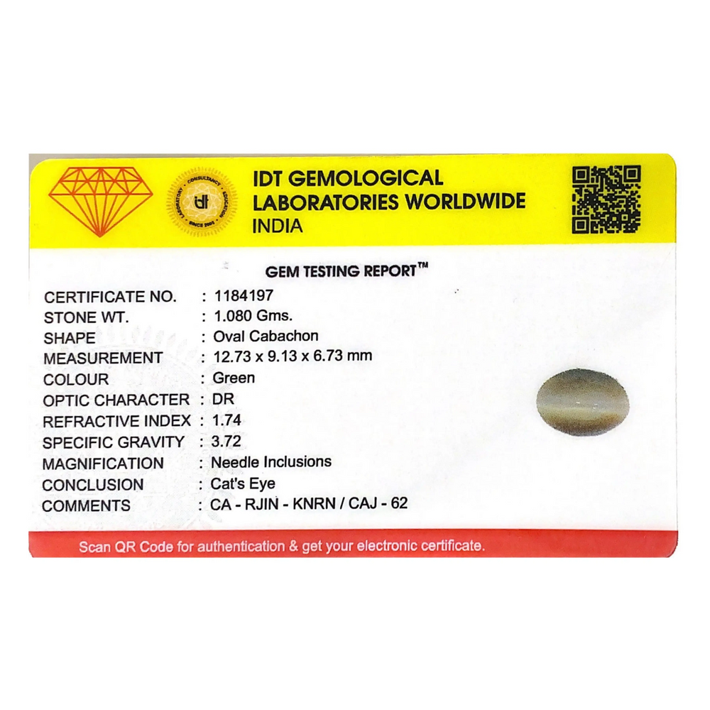 Catseye - 5.4 Carat - Pramogh