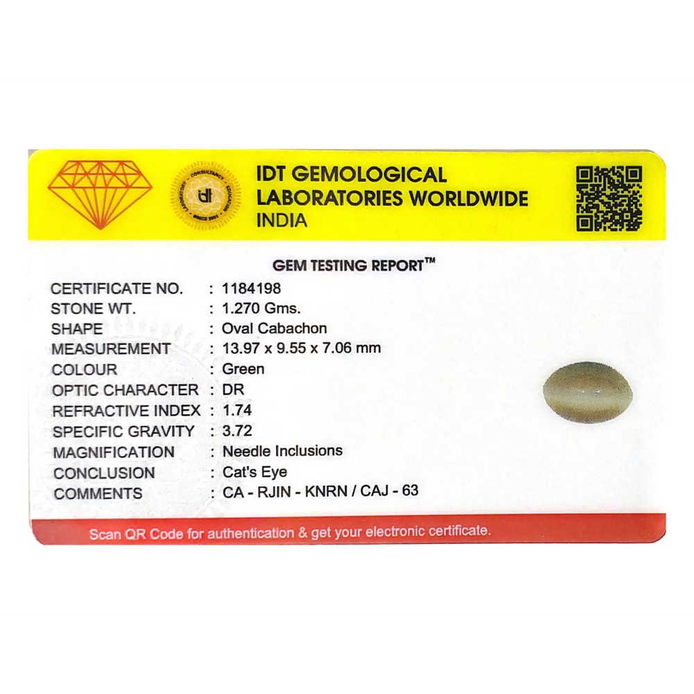 Catseye - 6.35 Carat - Pramogh