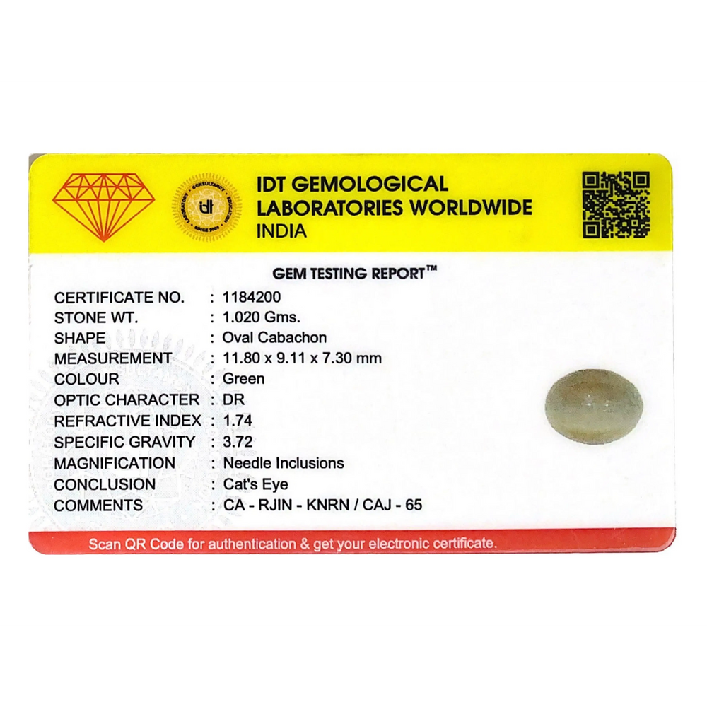 Catseye - 5.1 Carat - Pramogh