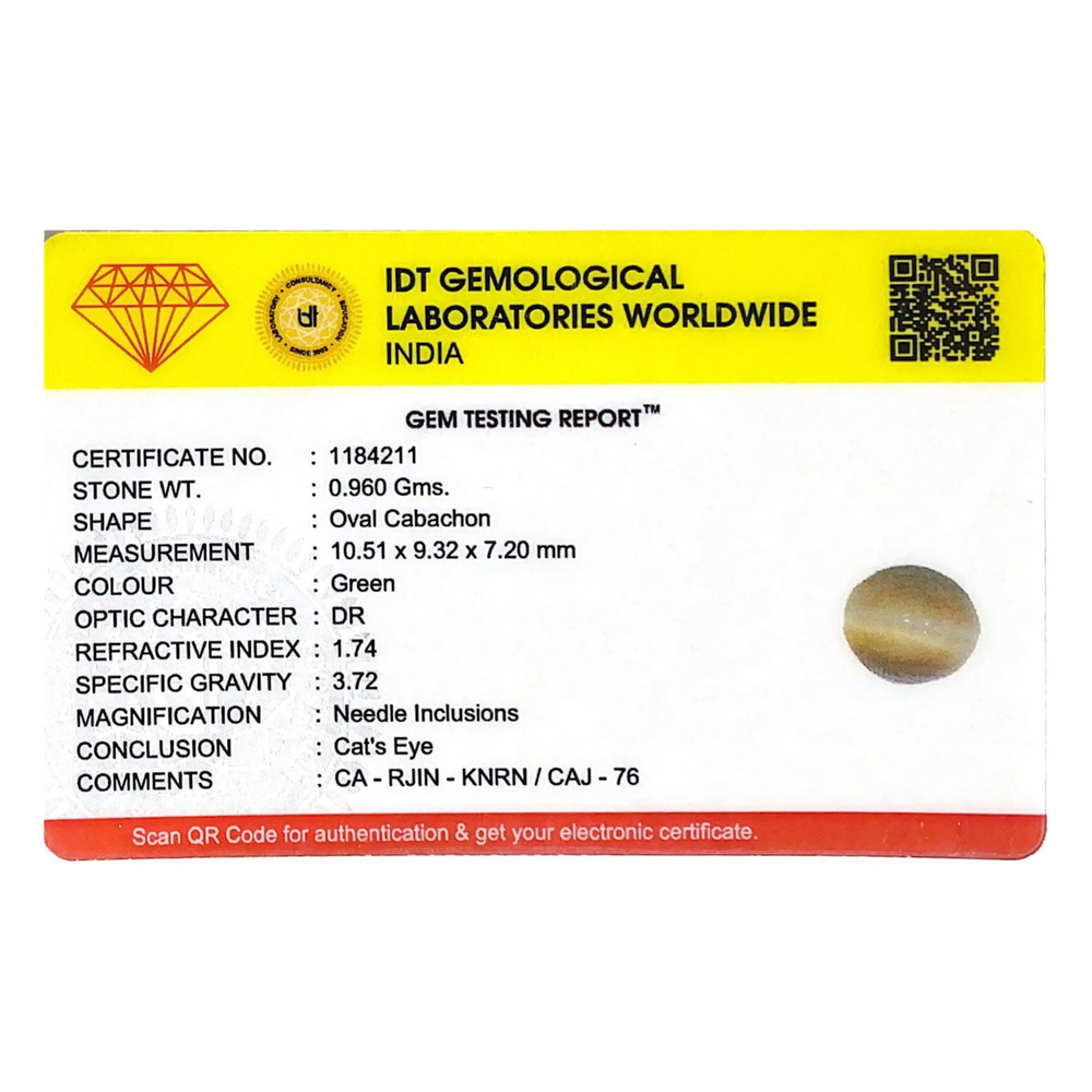 Catseye - 4.8 Carat - Pramogh