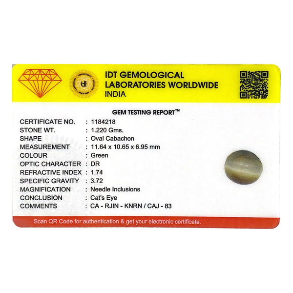 Catseye - 6.1 Carat - Pramogh