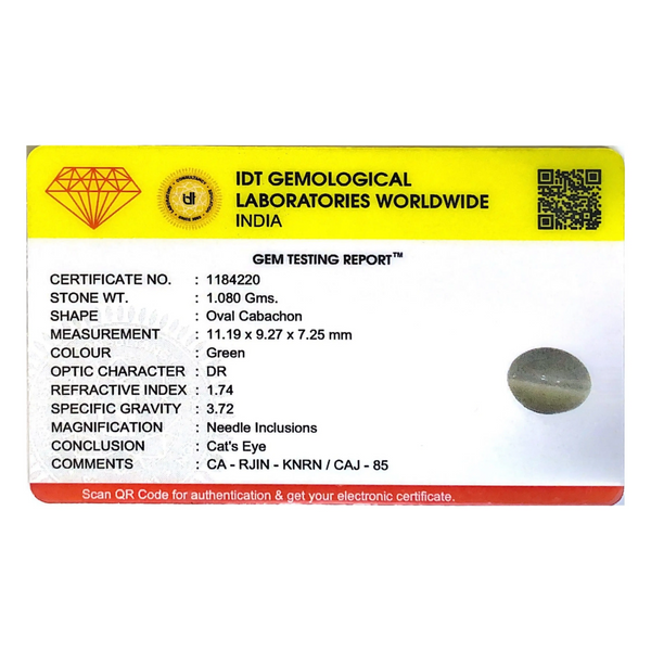 Catseye - 5.4 Carat - Pramogh