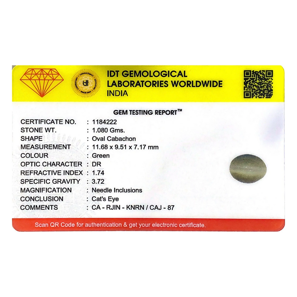 Catseye - 5.4 Carat - Pramogh