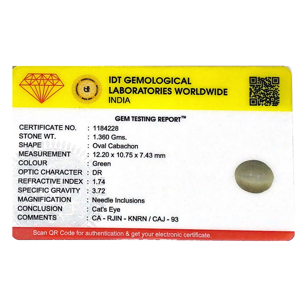 Catseye - 6.8 Carat - Pramogh