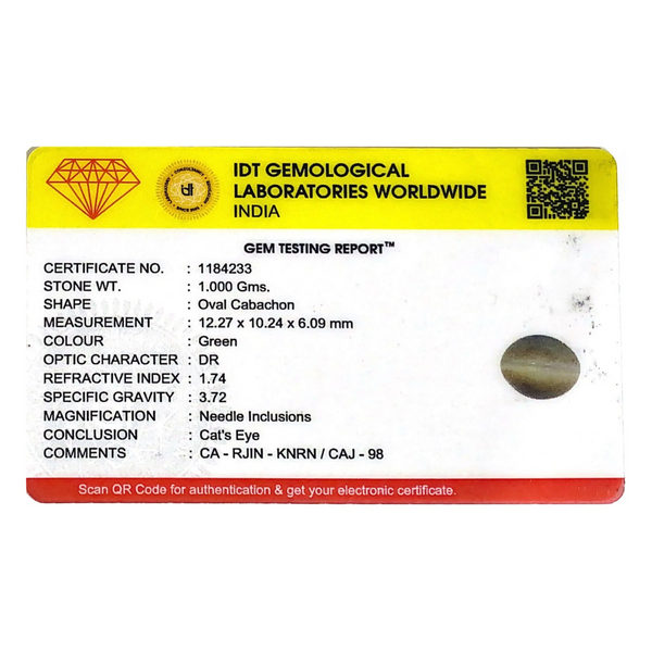 Catseye - 5 Carat - Pramogh