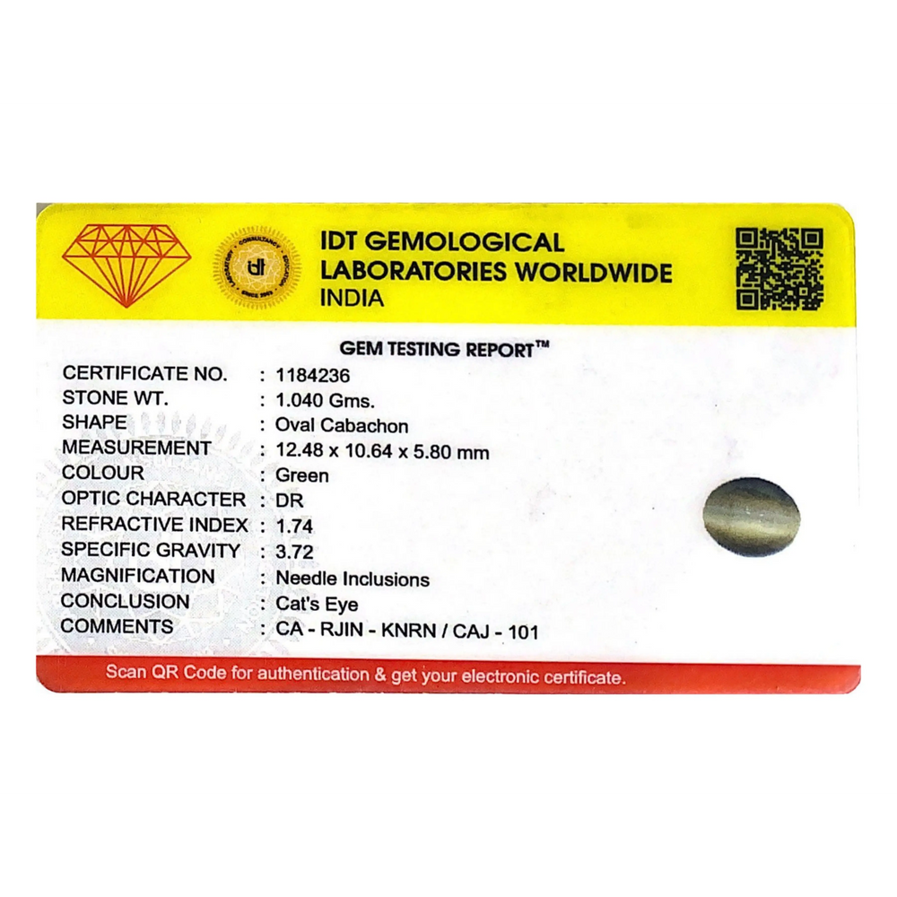 Catseye - 5.2 Carat - Pramogh