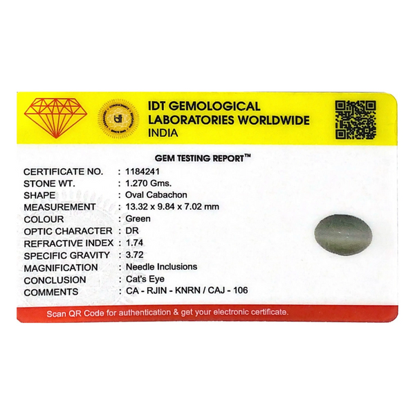 Catseye - 6.35 Carat - Pramogh