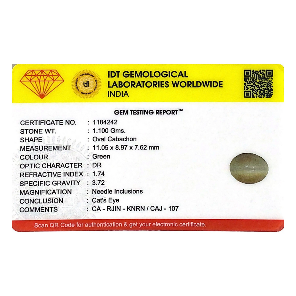Catseye - 5.5 Carat - Pramogh