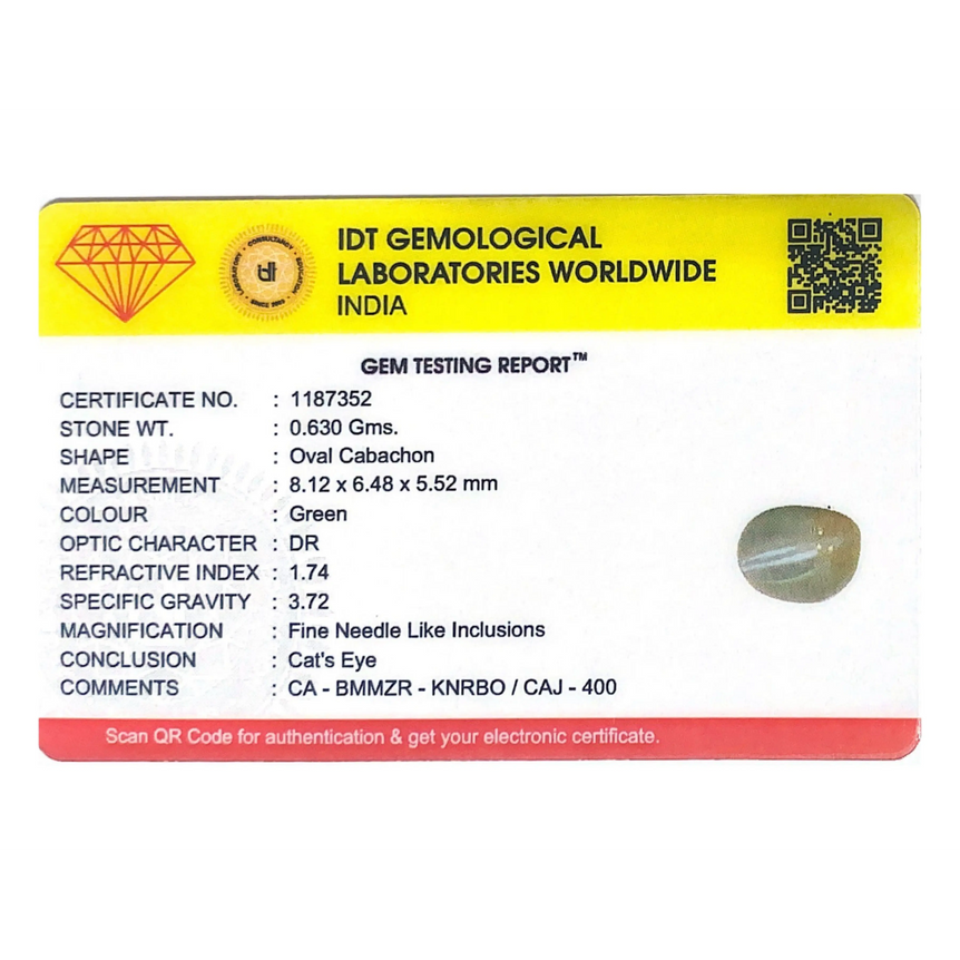 Catseye Chrysoberyl - 3.15 Carat - Pramogh