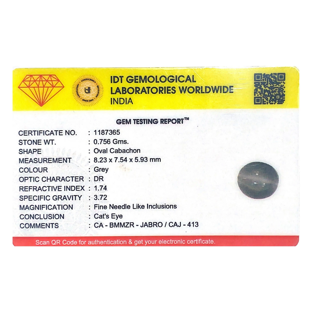 Catseye Chrysoberyl - 3.78 Carat - Pramogh
