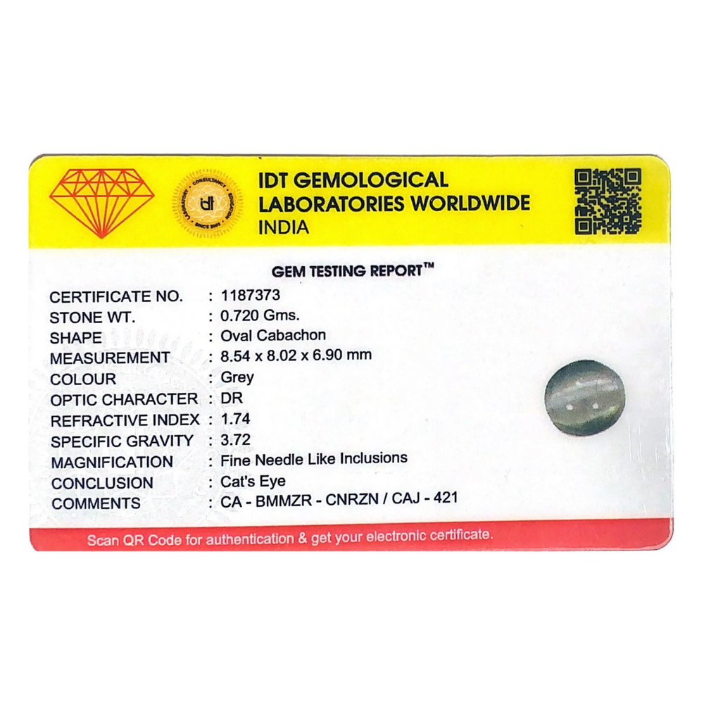 Catseye Chrysoberyl - 3.6 Carat - Pramogh