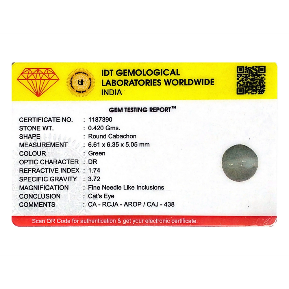 Catseye Chrysoberyl - 2.1 Carat - Pramogh