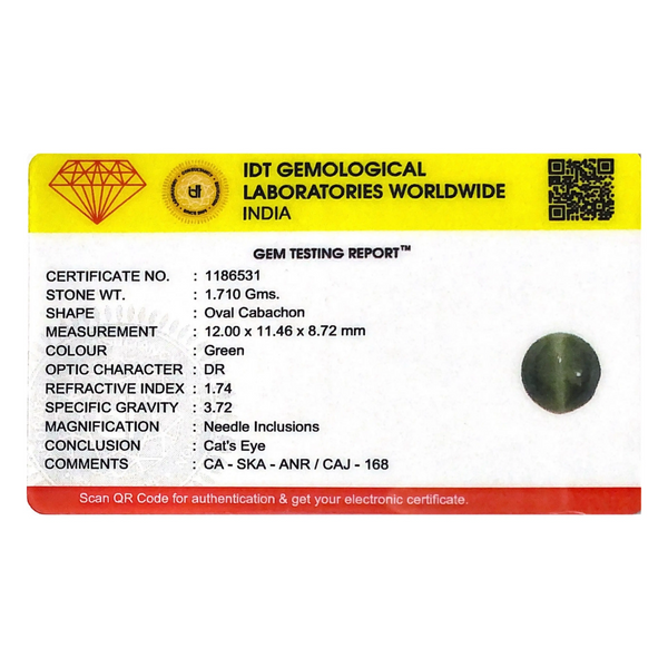 Catseye - 8.55 Carat
