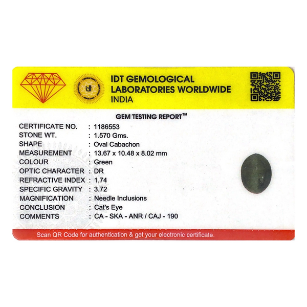 Catseye - 7.85 Carat
