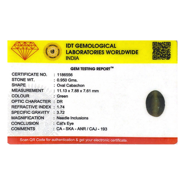 Catseye - 4.75 Carat