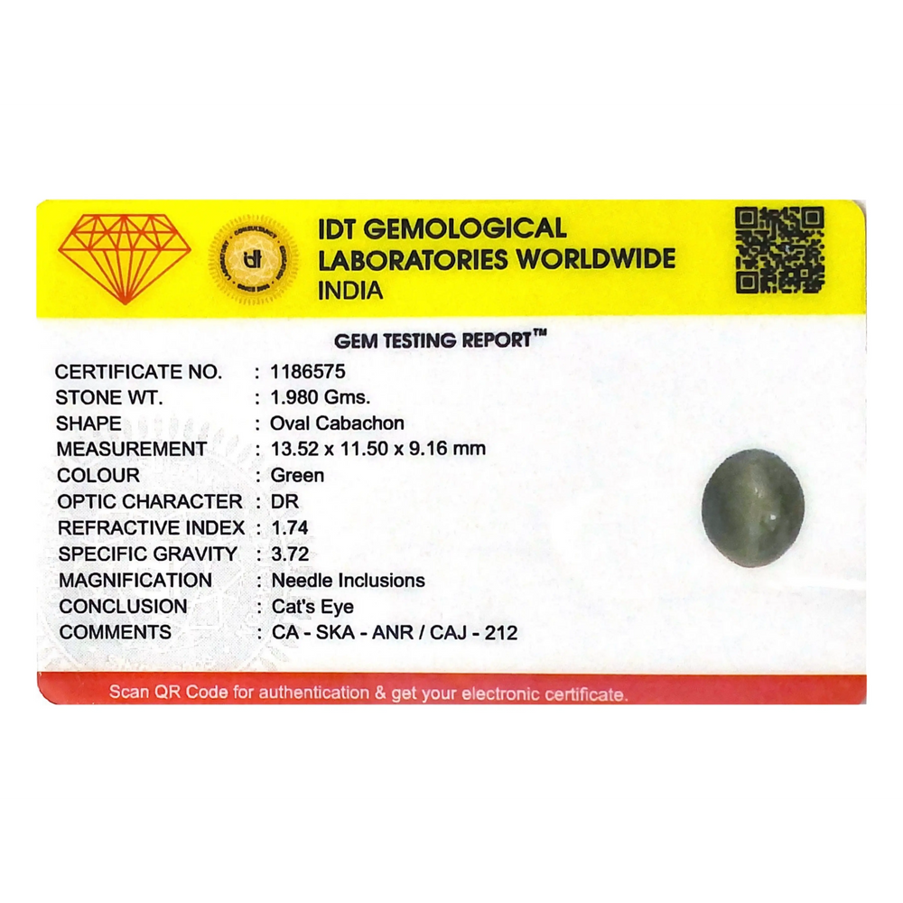 Catseye - 9.9 Carat