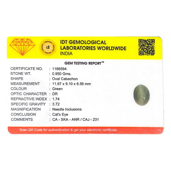 Catseye - 4.75 Carat