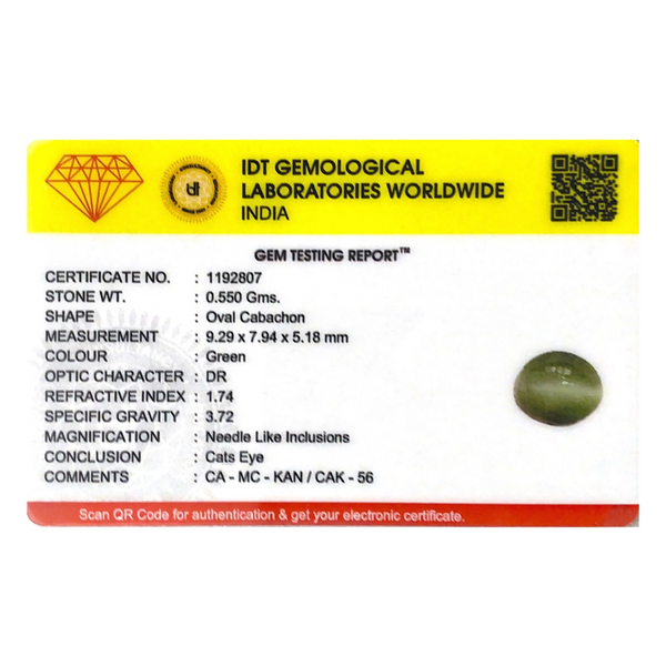 Catseye - 2.75 Carat