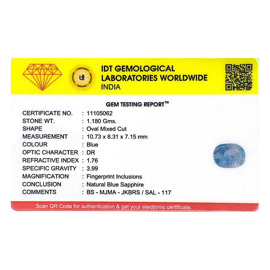 Blue Sapphire - 5.9 Carat