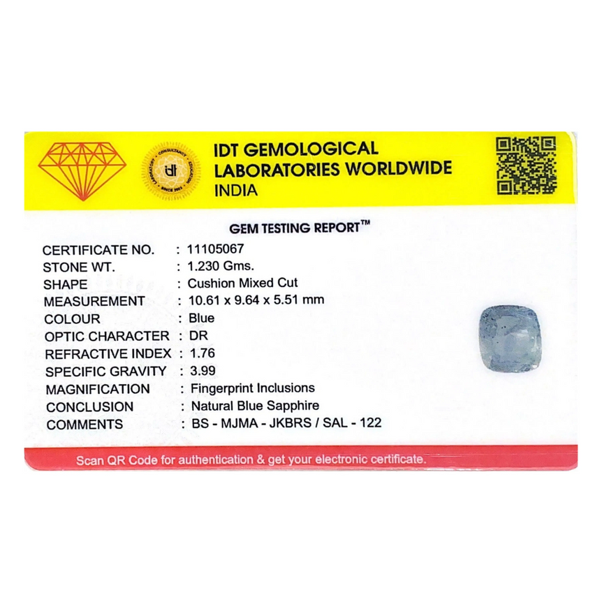 Blue Sapphire - 6.15 Carat
