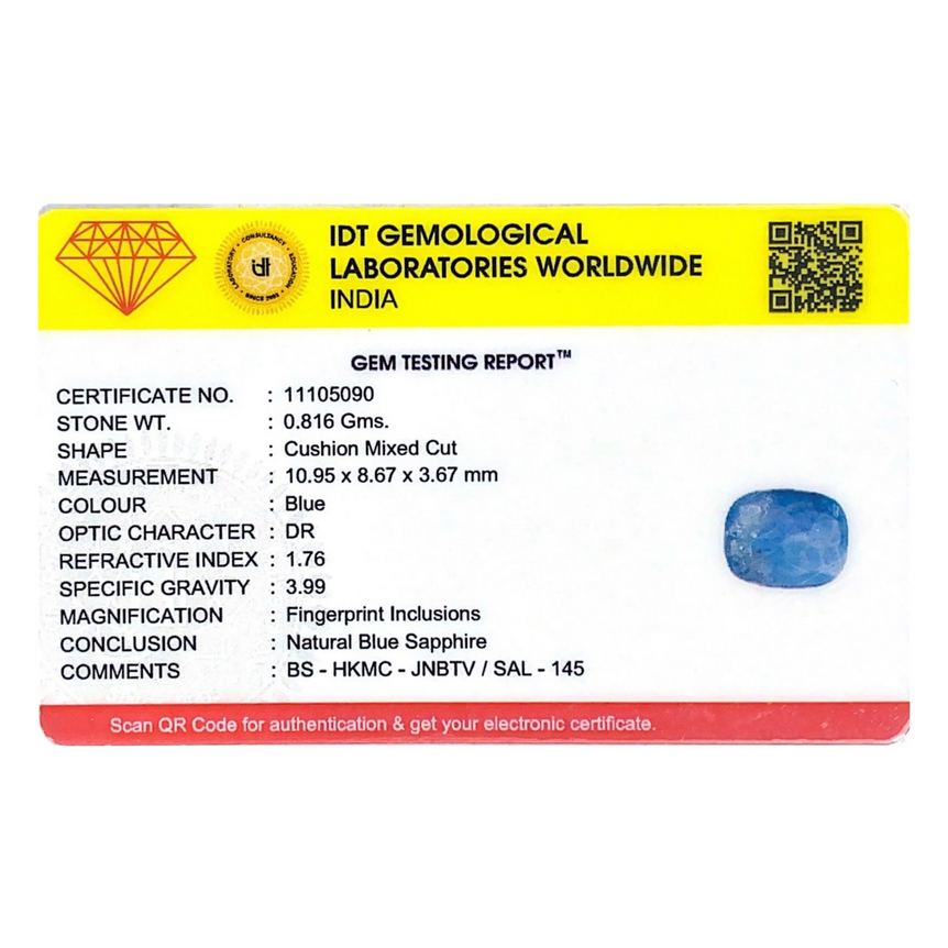 Blue Sapphire - 4.08 Carat