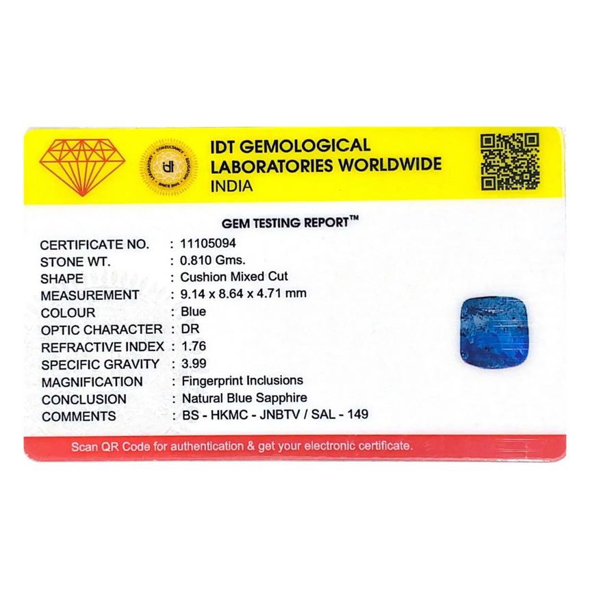 Blue Sapphire - 4.05 Carat