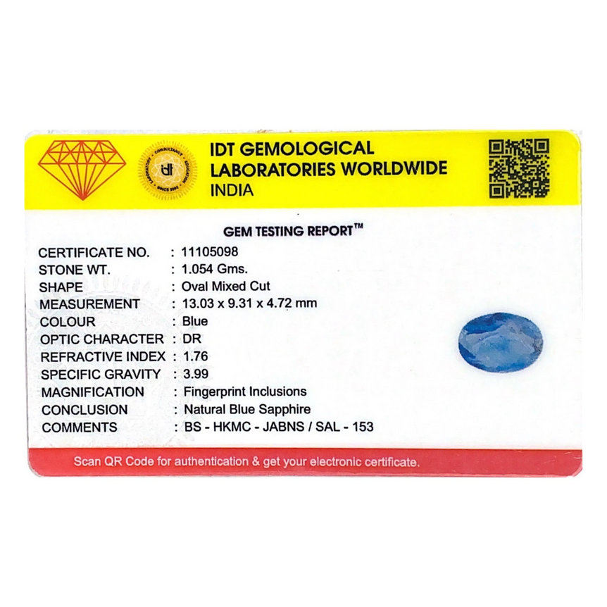 Blue Sapphire - 5.27 Carat