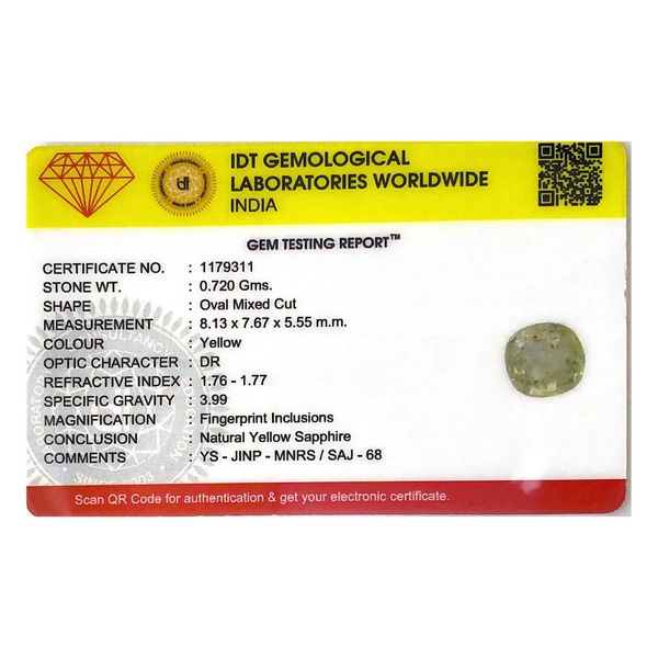 White Sapphire - 3.6 Carat - Pramogh