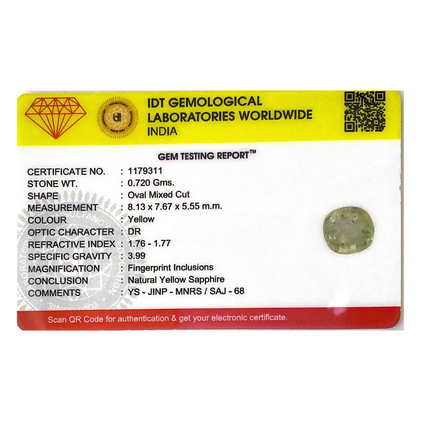White Sapphire - 3.6 Carat - Pramogh