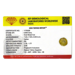 Yellow Sapphire - 3 Carat - Pramogh