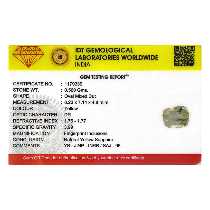 White Sapphire - 2.8 Carat - Pramogh