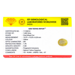Yellow Sapphire - 8 Carat