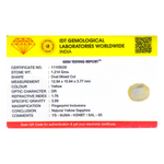 Yellow Sapphire - 6.07 Carat